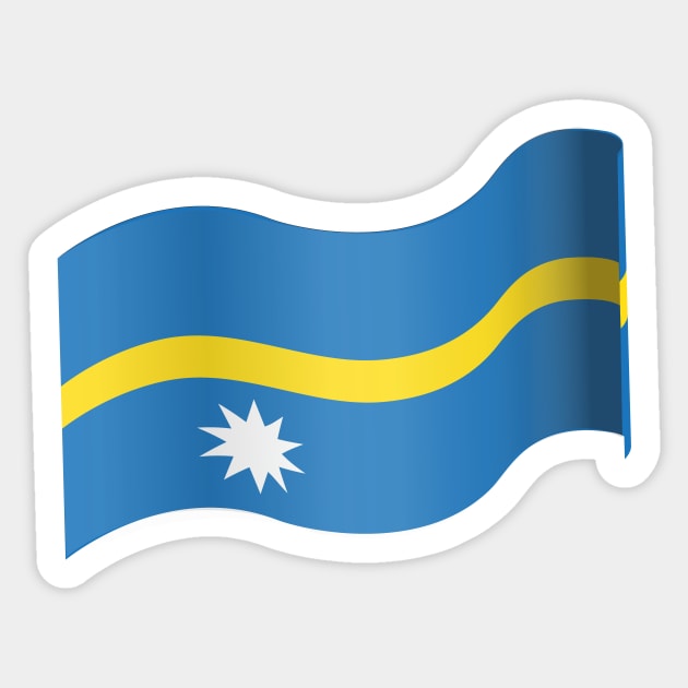 Nauru Sticker by traditionation